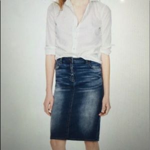 🔥J. Crew Jean skirt